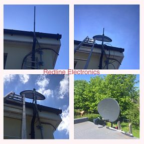 Redline Electronics Satellite dish installation lanarkshire