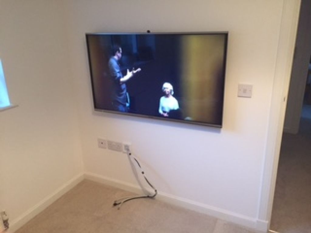 tv mounting no cables south lanarkshire